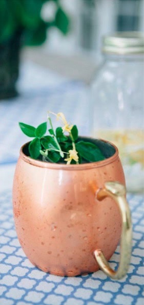 Honeysuckle Moscow Mule