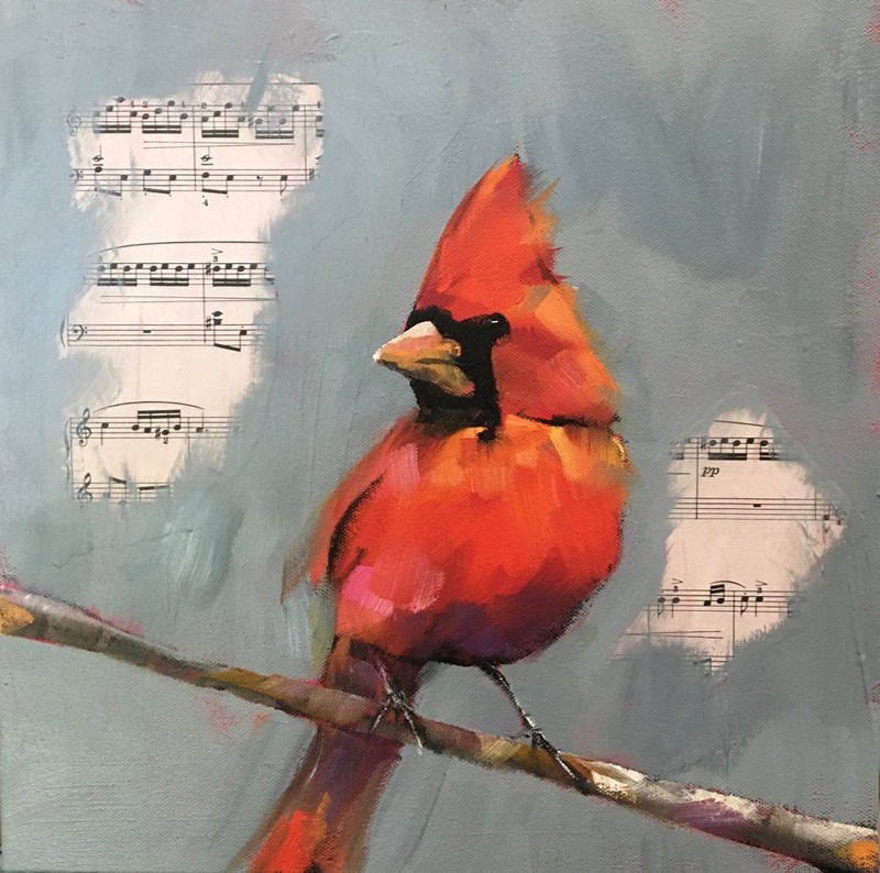 Autumn Cardinal by Wendy Bilas