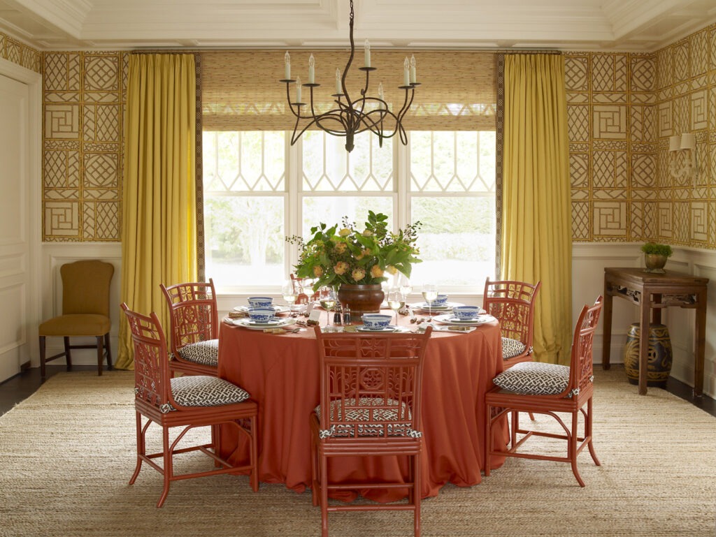 Meg Braff Designs Southampton home dining room