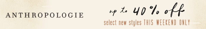 anthropologie fall sale 2020