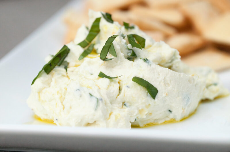 Ricotta and Goat Cheese with Lemon and Herbs