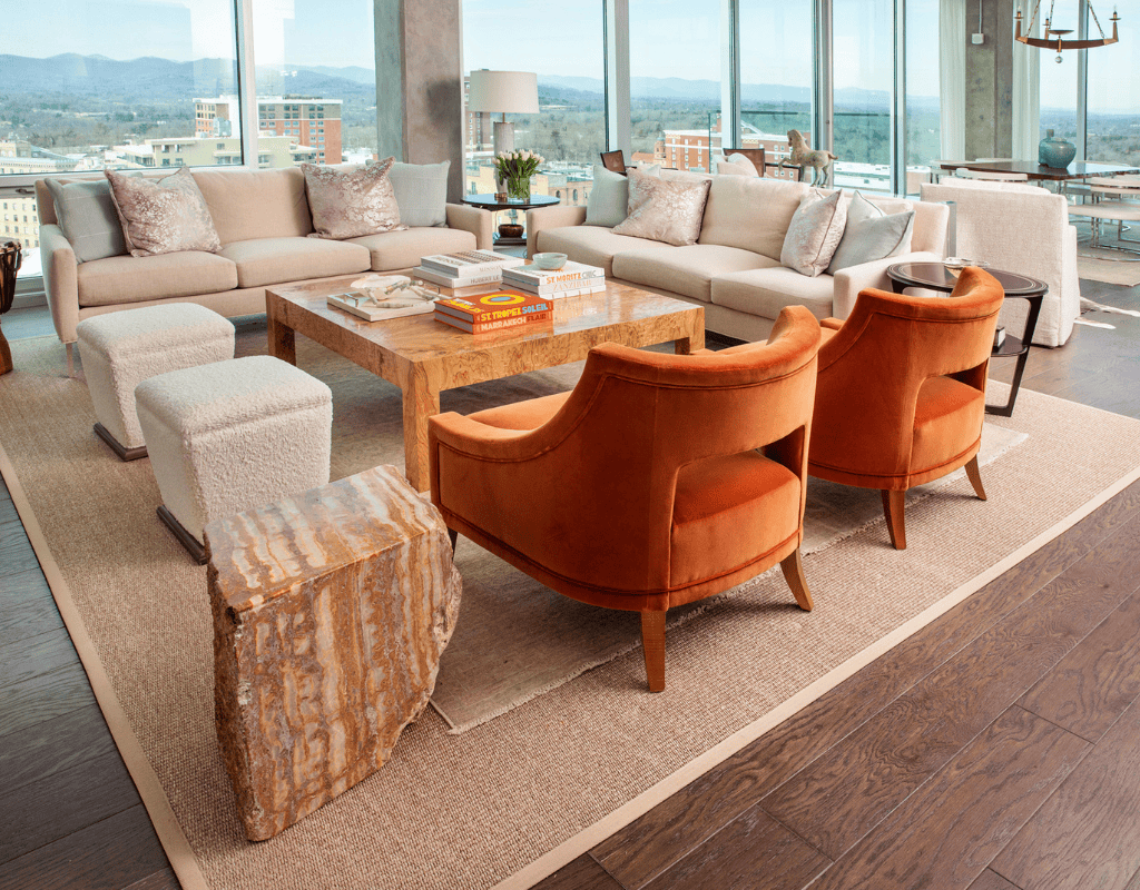 city retreat asheville LS interior design group