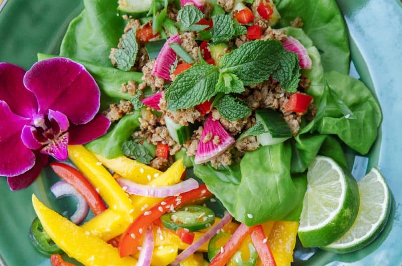 Mango Salad with Zesty Lime Vinaigrette