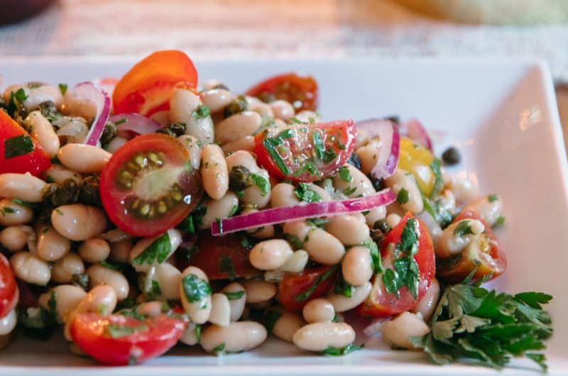 White Bean Salad with Anchovy Vinaigrette