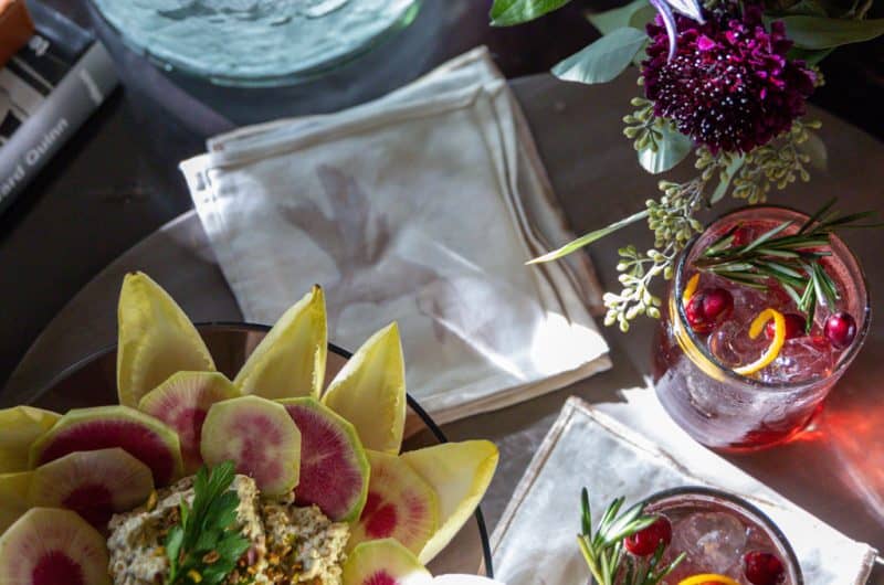 Crudités with Creamy Pistachio Dip