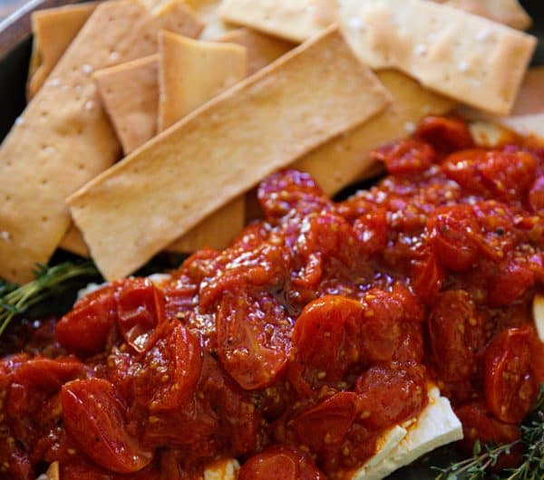 Spicy Tomato Marinated Feta