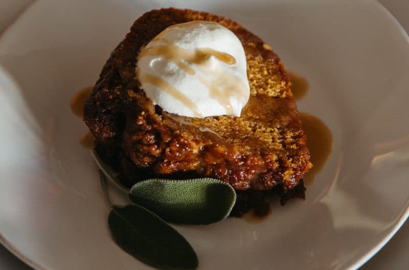 Butterscotch Glazed Pumpkin Bundt Cake
