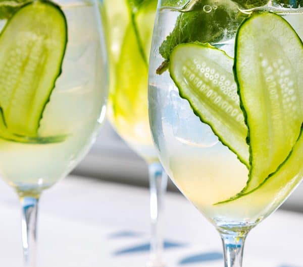 Elderflower and Cucumber Gin Spritz